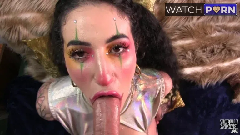arabelle raphael sexy ass clown blow job 1 jpg