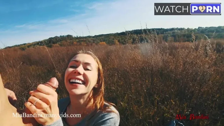 mia bandini outdoor fuck and cumshot on mouth with fitness teen 1 jpg