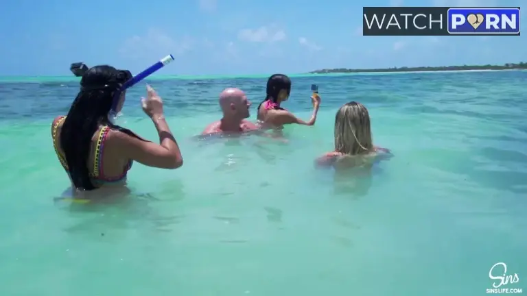 morgan lee kissa sins and veronica rodriguez beach foreplay sinslife jpg